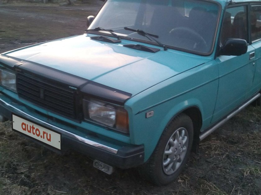 ВАЗ 2107 голубая