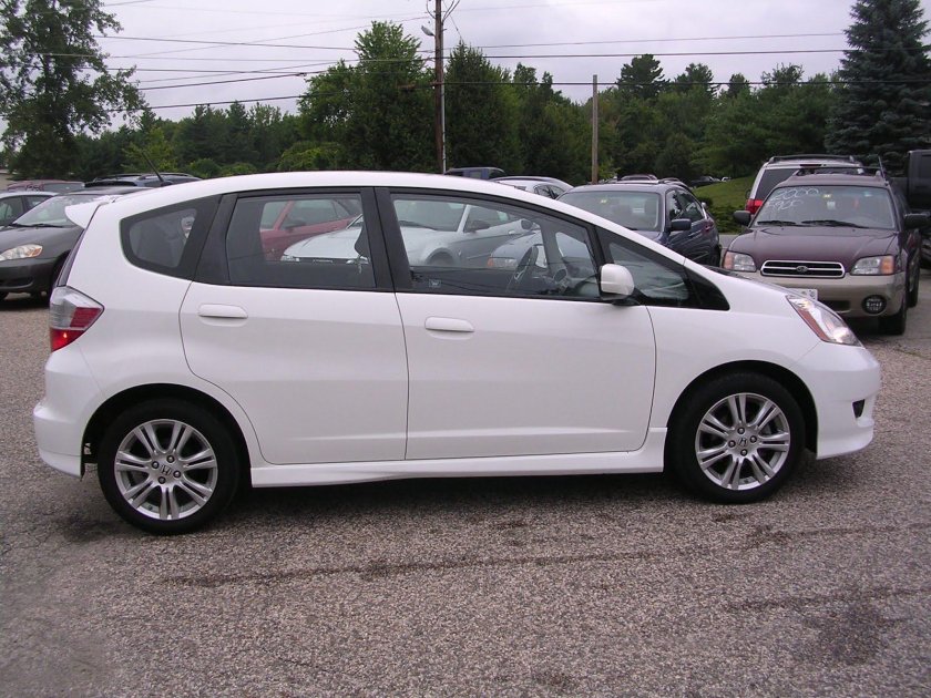 Honda Fit белый