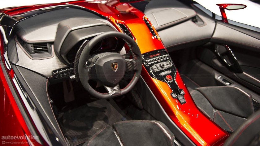 Lamborghini Aventador 2022 салон