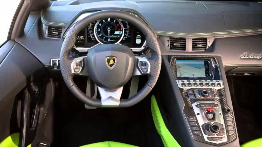 Lamborghini Aventador lp700-4 салон