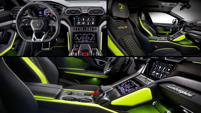 Lamborghini Urus 2021 салон