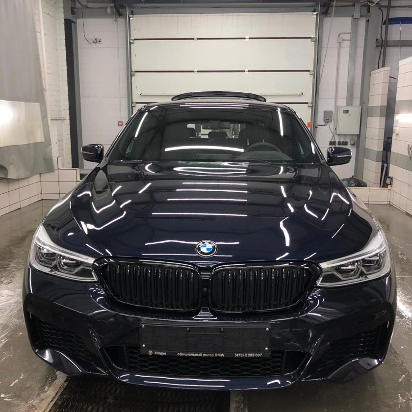 БМВ 6 gt черный карбон