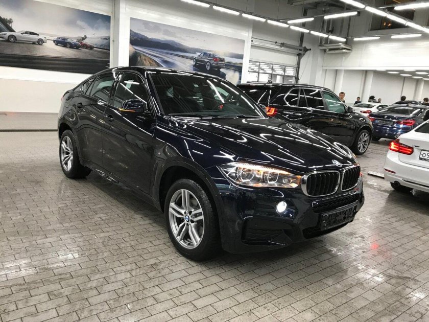 BMW x6 черный карбон