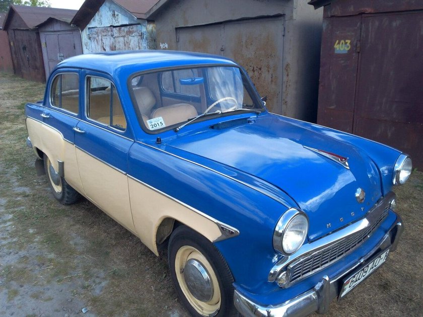 Москвич 407 синий