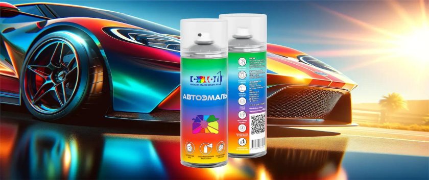 Краска для автомобиля аэрозольная