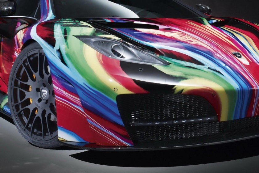 Яркие цвета машин