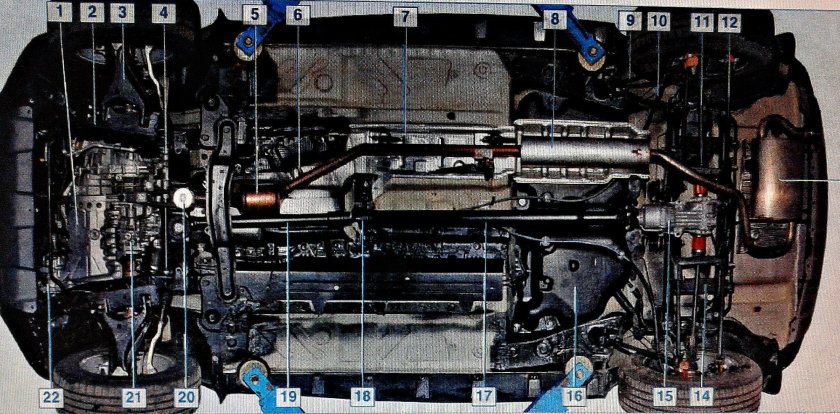 Днище Hyundai Tucson 2.4