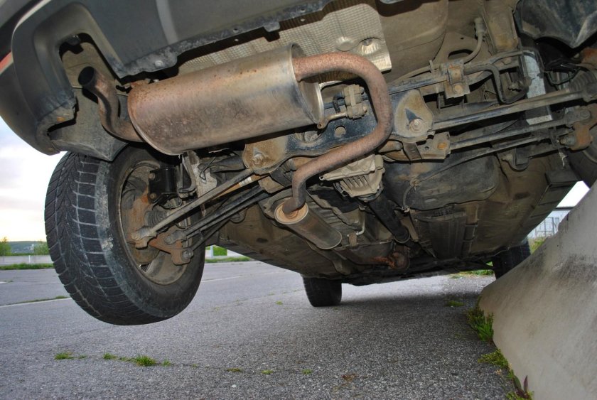 Renault Duster снизу