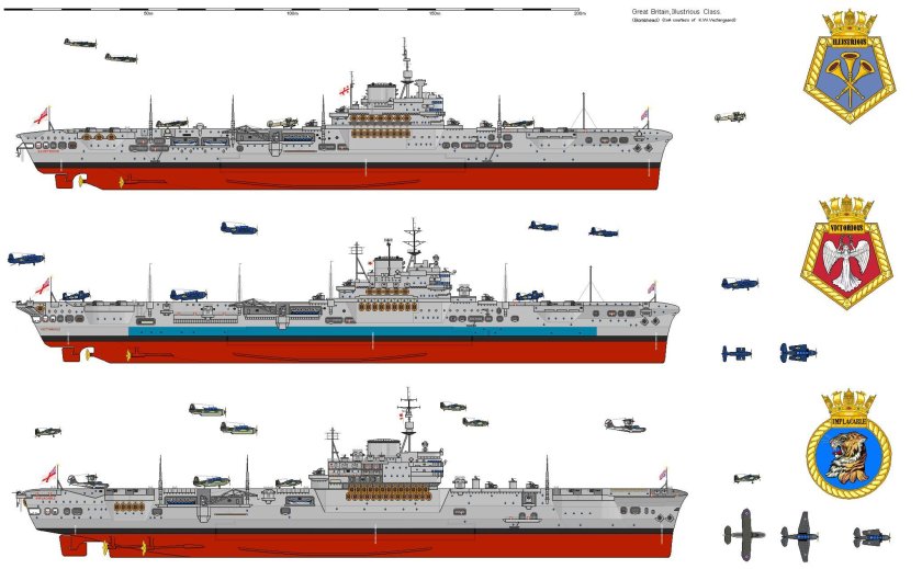 Авианосец Илластриес 1940