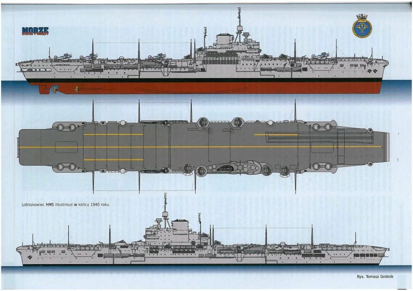 Авианосец Илластриес 1940