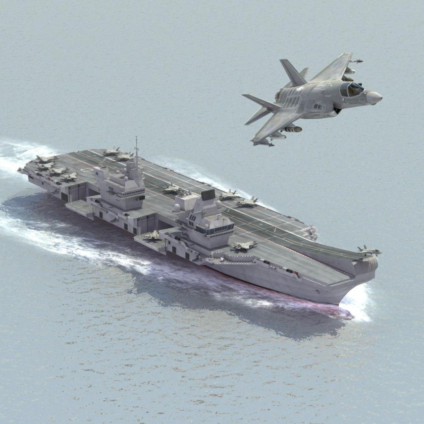 Авианосец куин Элизабет модель