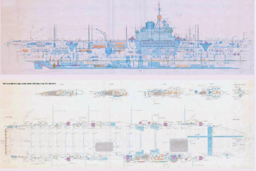 HMS Unicorn 1790 чертежи