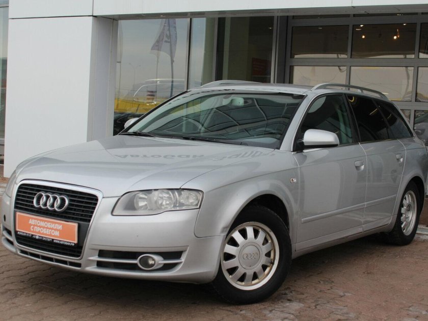 Ауди а4 универсал серебристый