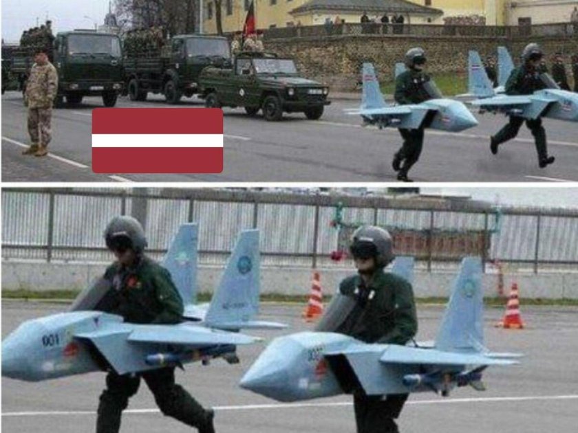 Самолеты на параде