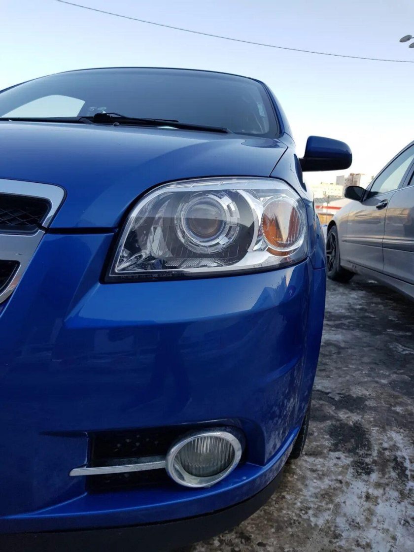 Линзы в фары Шевроле Авео т 250