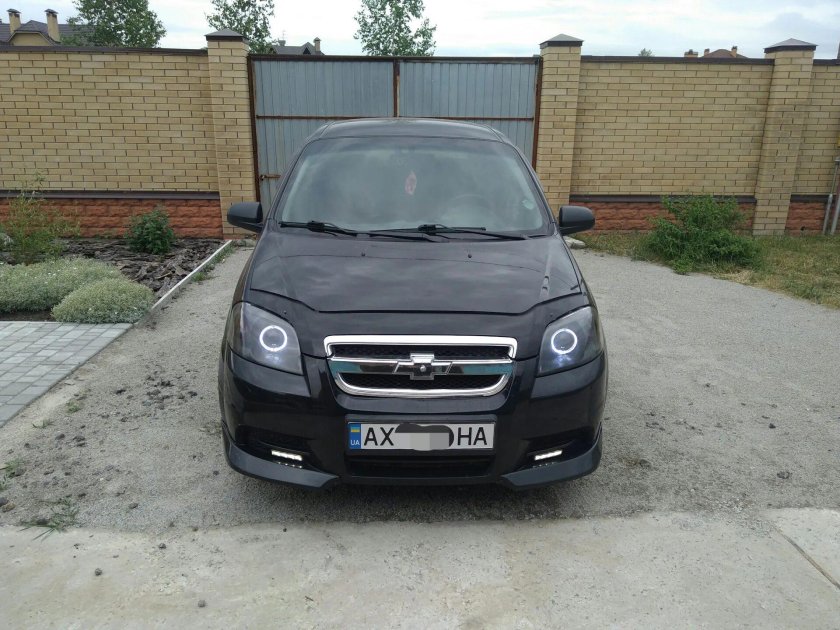 Chevrolet Aveo t250 ангельские глазки