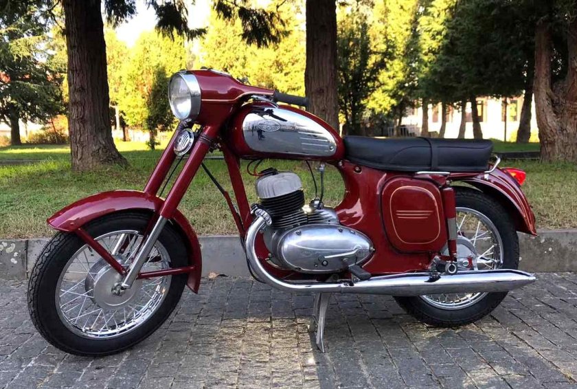 Мотоцикл ява 350 старушка