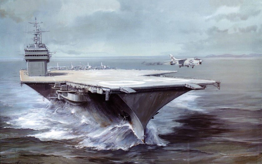 USS Saratoga CV-60
