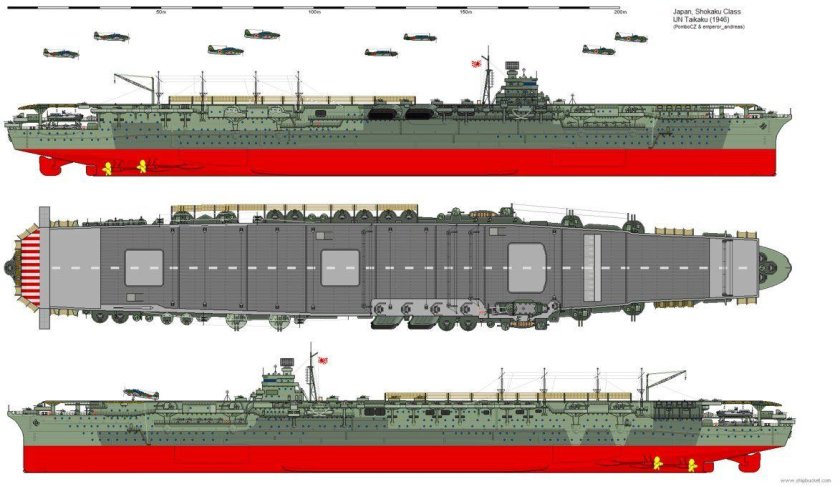 Японские авианосцы 2 мировой войны
