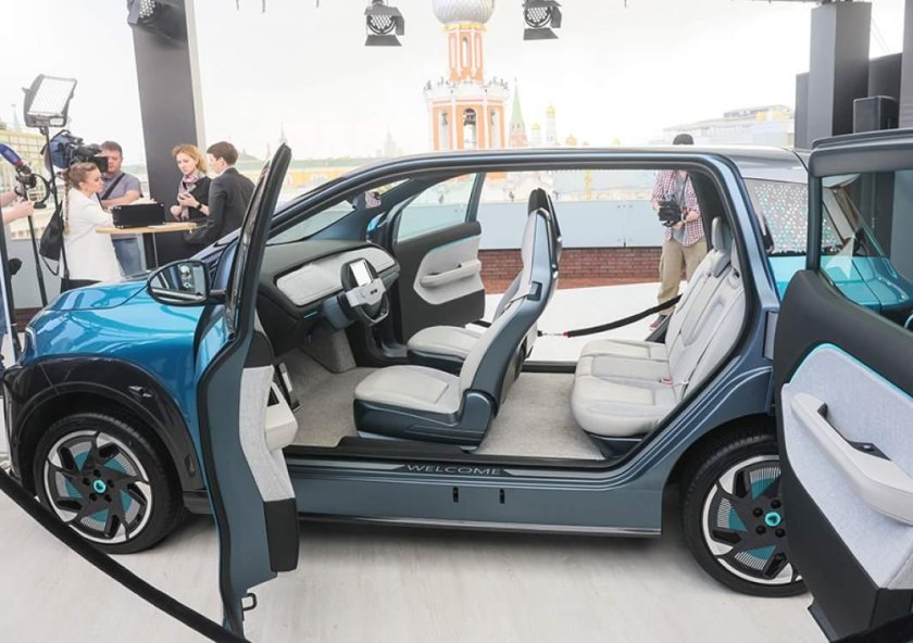 Электромобиль атом Кама