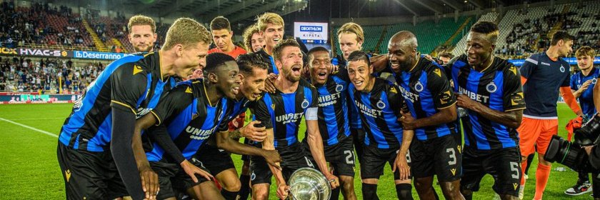 Team photo Football Club Brugge KV
