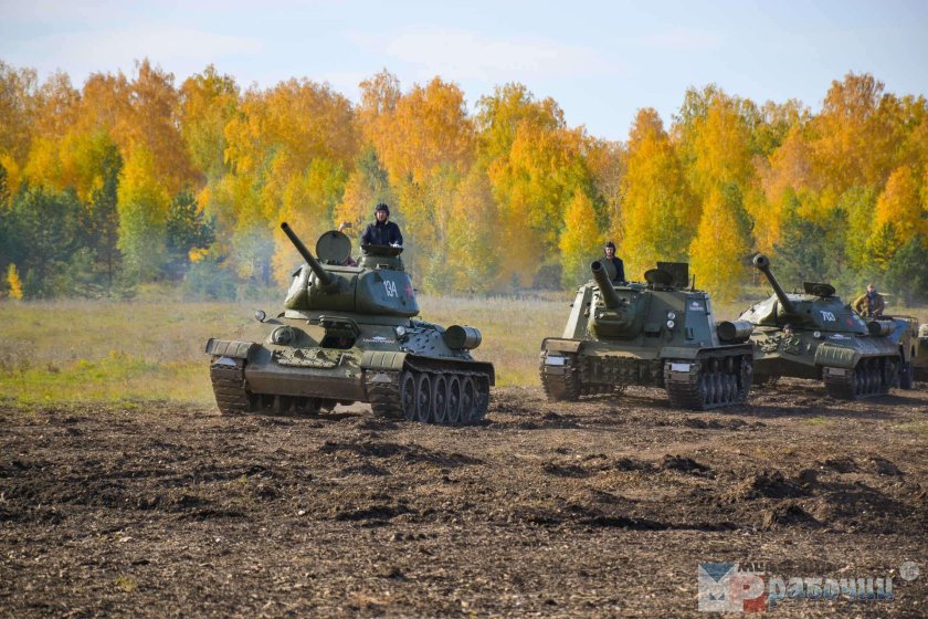 Танковое шоу в Гатчине