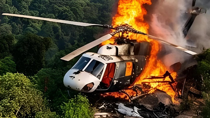 Крушение вертолета