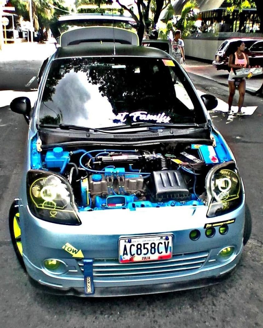 Тюнингованный Матиз