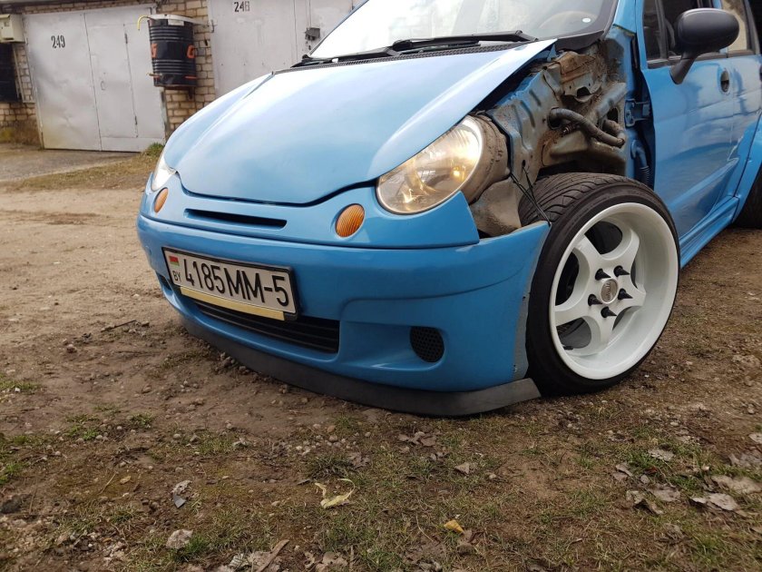 Тюнингованный Daewoo Matiz