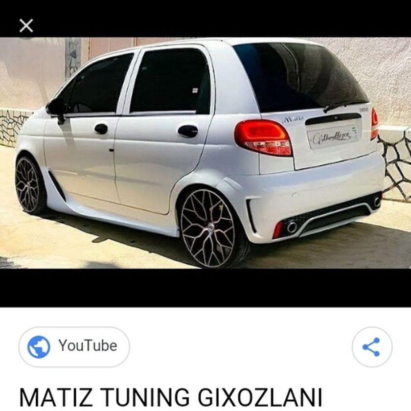 Тюнингованный Daewoo Matiz