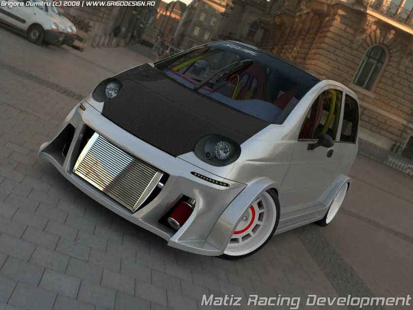 Тюнингованный Daewoo Matiz