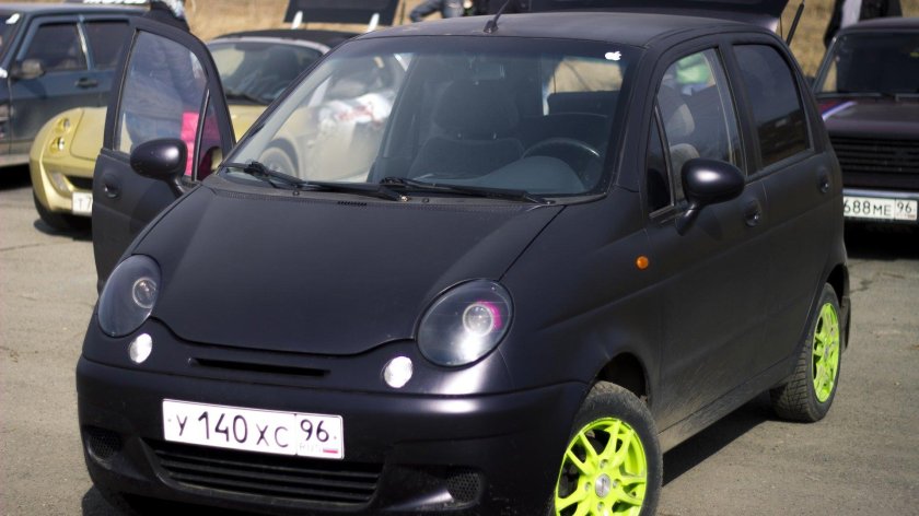 Daewoo Matiz черный