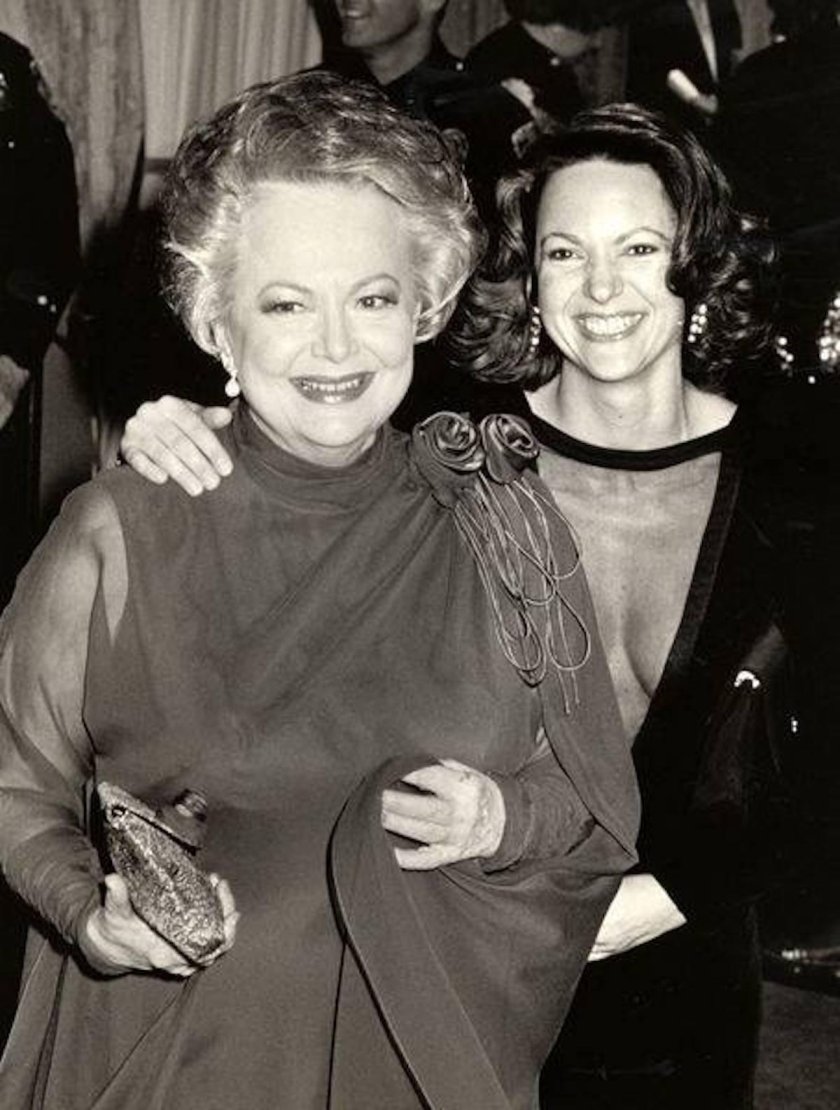 Оливия де Хэвилленд с дочерью Жизель