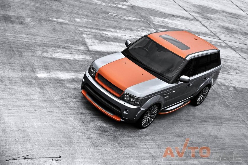 Рендж Ровер спорт оранжевый