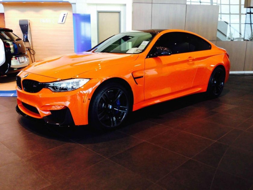 BMW f30 Orange
