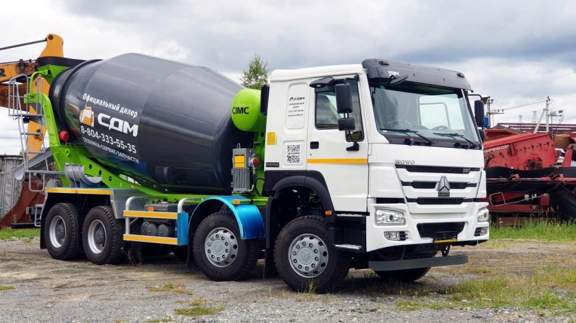 Автобетоносмеситель HOWO 8x4 zz5407gjbs3267e