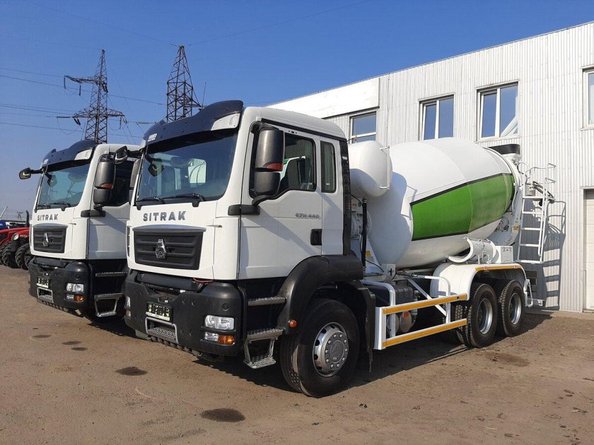 Автобетоносмеситель Sitrak c7h
