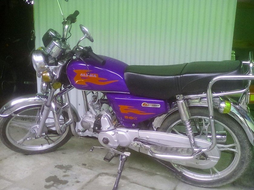 Мопед Альфа 2010 года