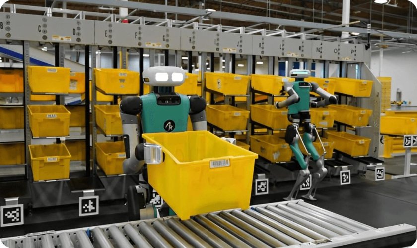 Склад Амазон роботы