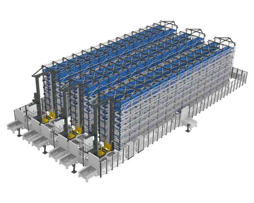 Складской стеллажный комплекс (система r 4000)