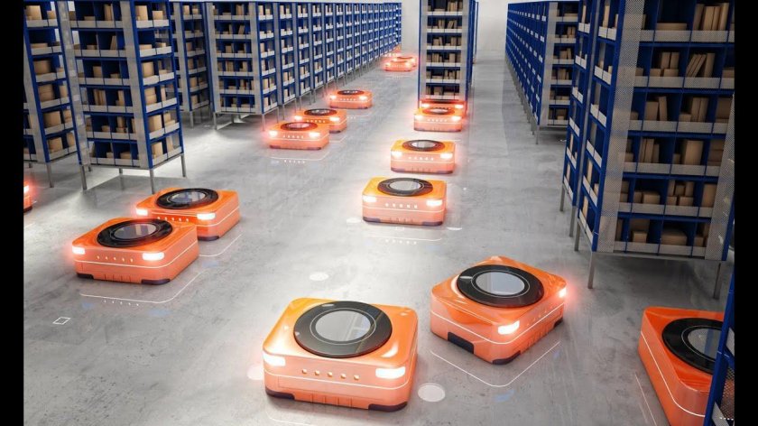 Роботы Kiva Amazon