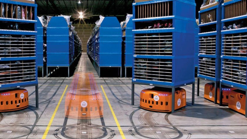 Робот Кива Амазон