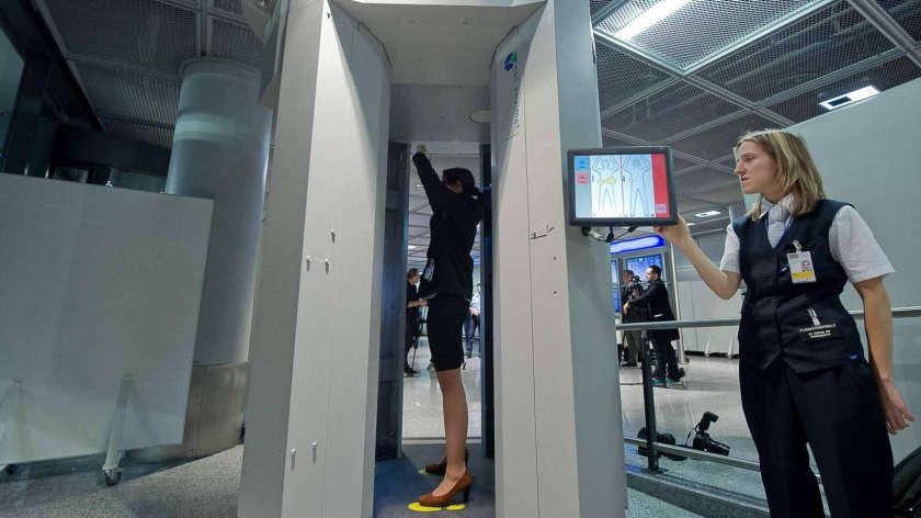 Сканер в аэропорту Домодедово