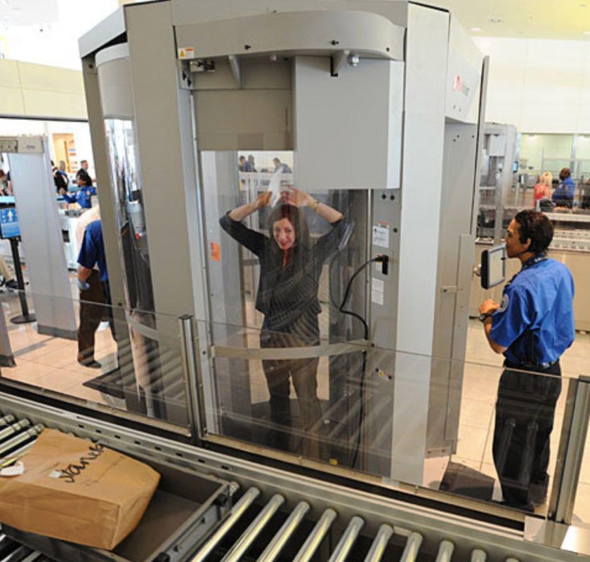 Сканер в аэропорту Шереметьево