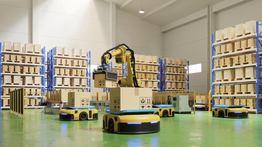 Роботизированный склад AGV