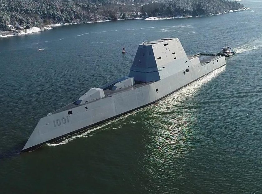 Эсминец сша uss zumwalt (ddg 1000).
