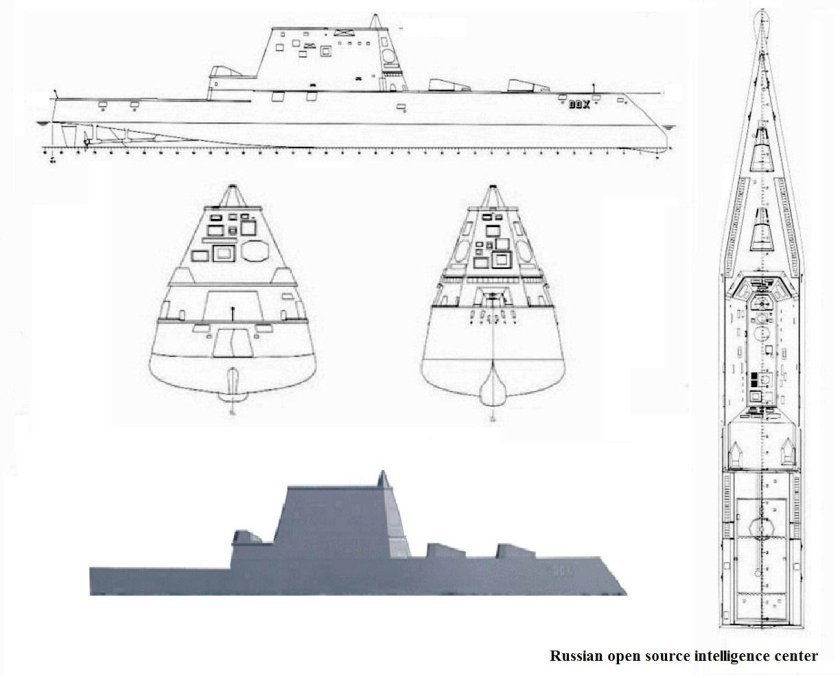 Эсминец DDG 1000 Zumwalt