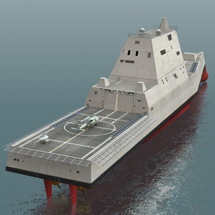 Модель USS Zumwalt