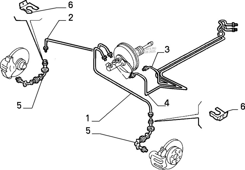 Тормоза Альфа схема