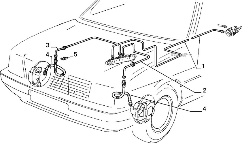 Тормозная система Фиат Альбеа 1.4